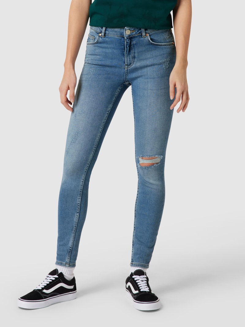 Skinny Fit Jeans mit Stretch-Anteil in hellblau