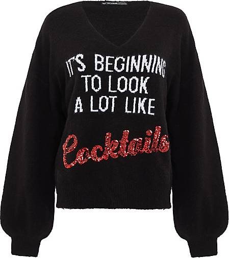 Threadbare Weihnachtspullover