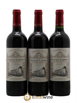 Château Laroque Grand Cru Classé  2008 - Lot de 3 Bouteilles