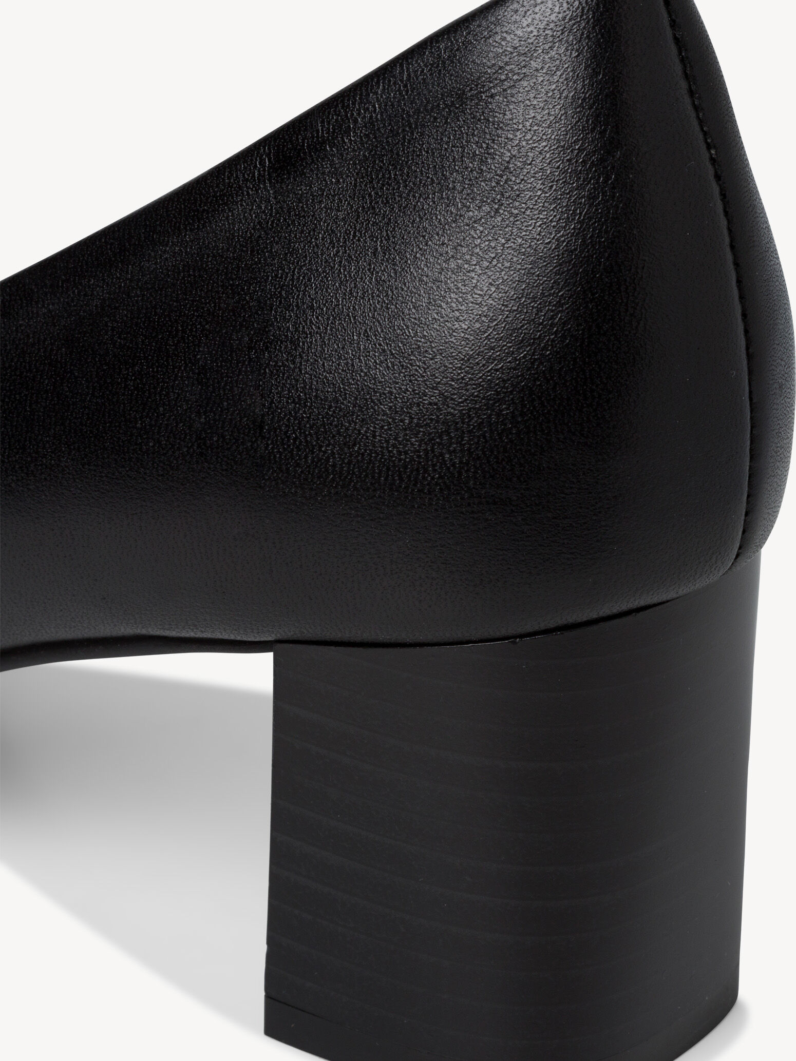Escarpin en cuir - noir