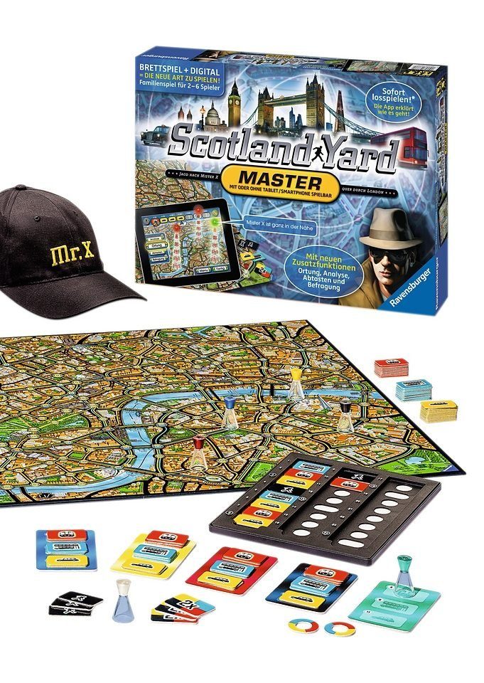 Ravensburger Spiel, Scotland Yard - Master, Made in Europe, FSC® - schützt Wald - weltweit