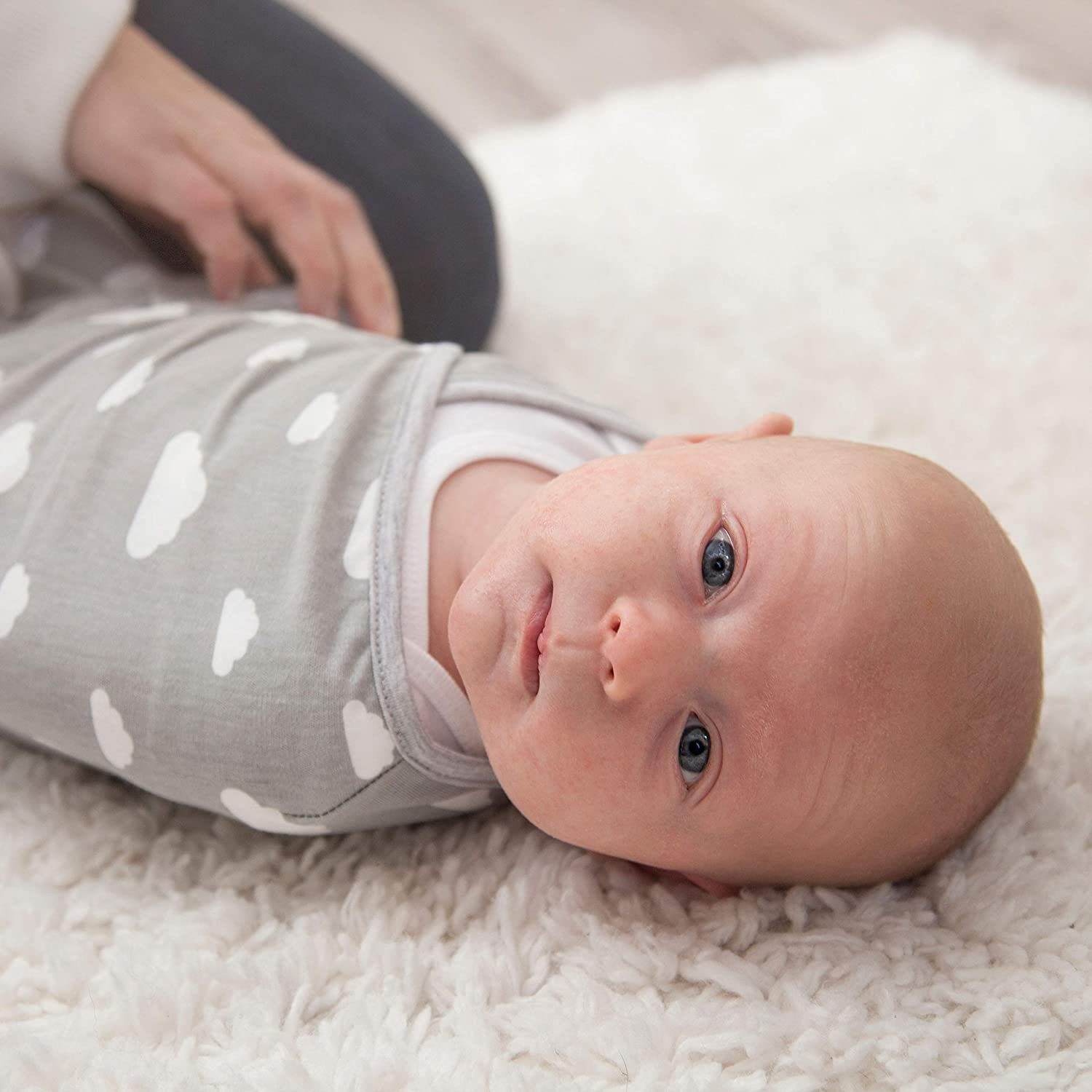 FeelGlad Tragetuch Schlafsack aus Bio-Baumwolle für Babys 0-3 Monate