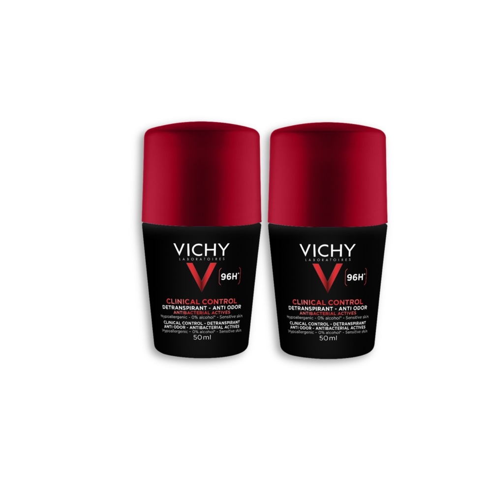 Vichy Vichy Homme Détranspirant aisselles transpiration excessive peaux sensibles.