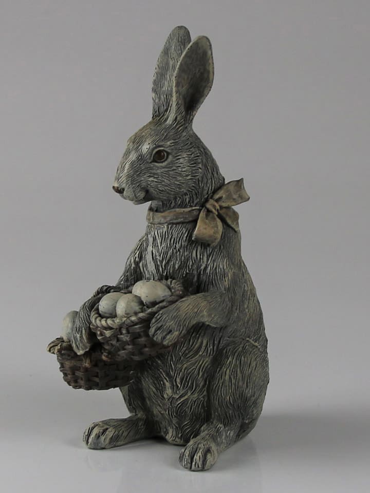 AM Design Dekofigur ''Hase'' in Grau - (B)9,5 x (H)15 x (T)6,5 cm günstig kaufen onesize