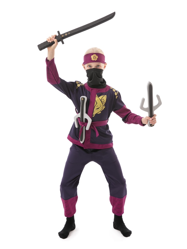 Corimori Ninja Kostüm für Kinder mit Schwert in Lila günstig kaufen