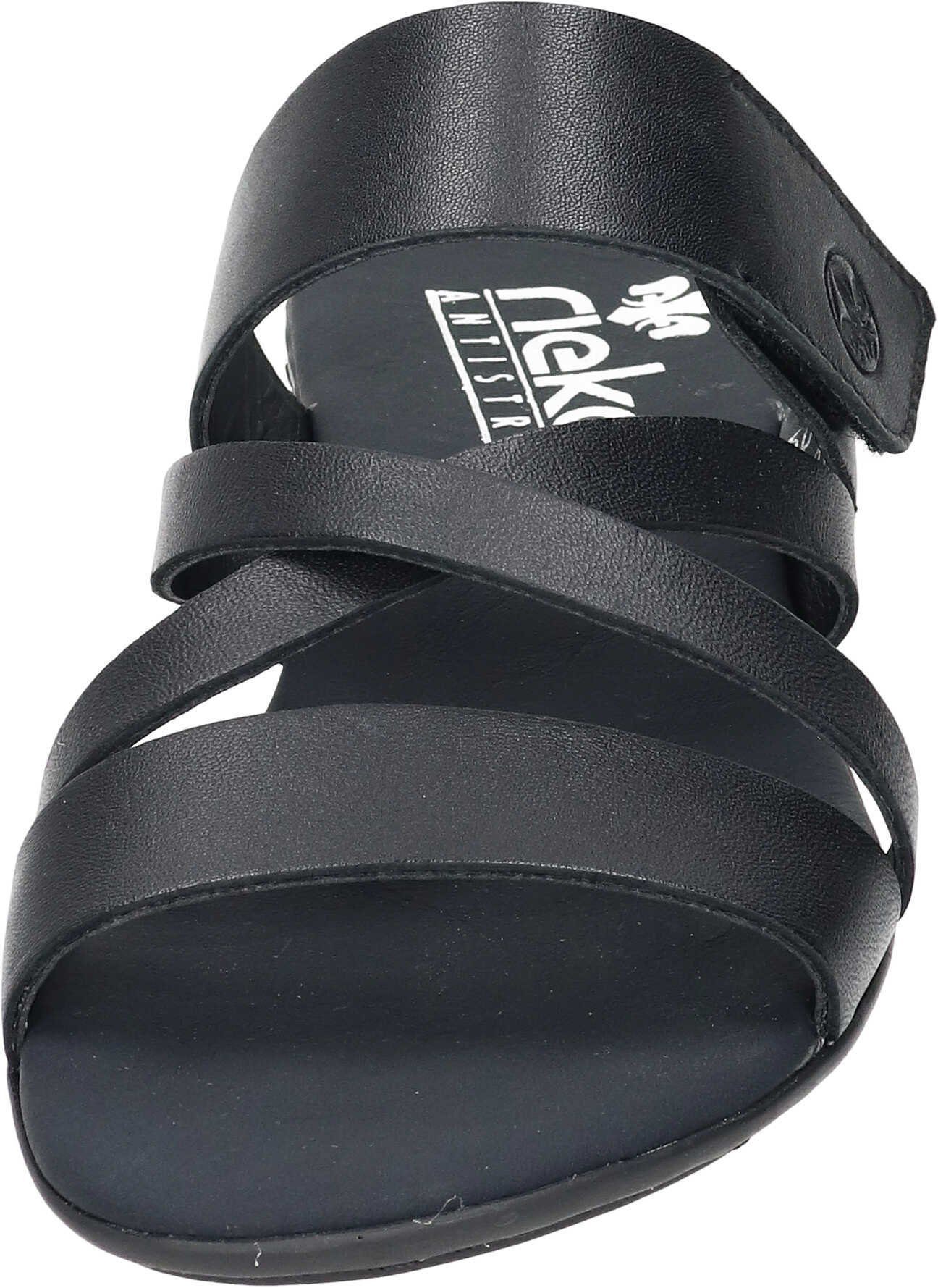 Rieker Pantoletten Pantolette aus echtem Leder