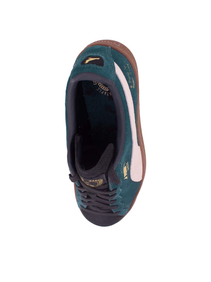 Puma Schuhe Suede Gidra Staple Malachite-Alpine in Grün günstig kaufen