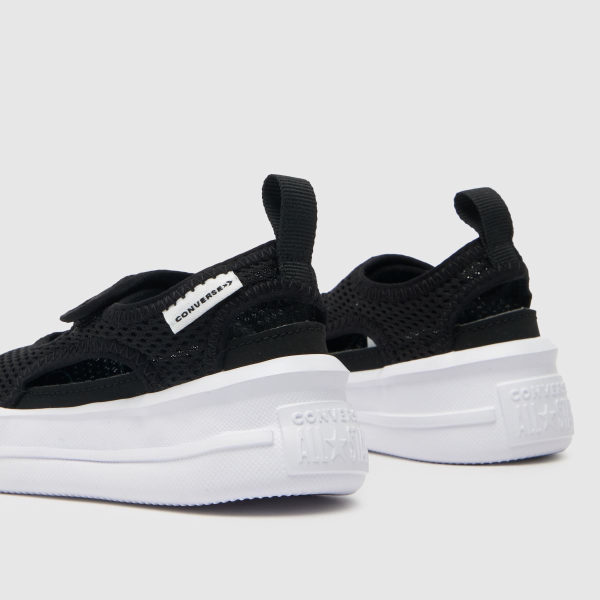 Converse svarta och vita All Star Ultra sommarsandaler för småbarn
