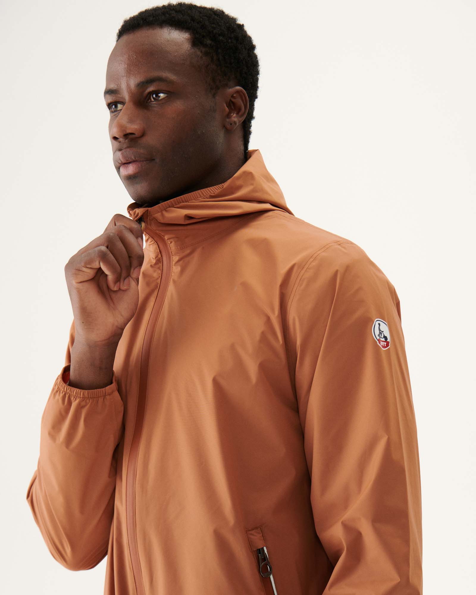 Imperméable long paquetable Camel Stockholm
