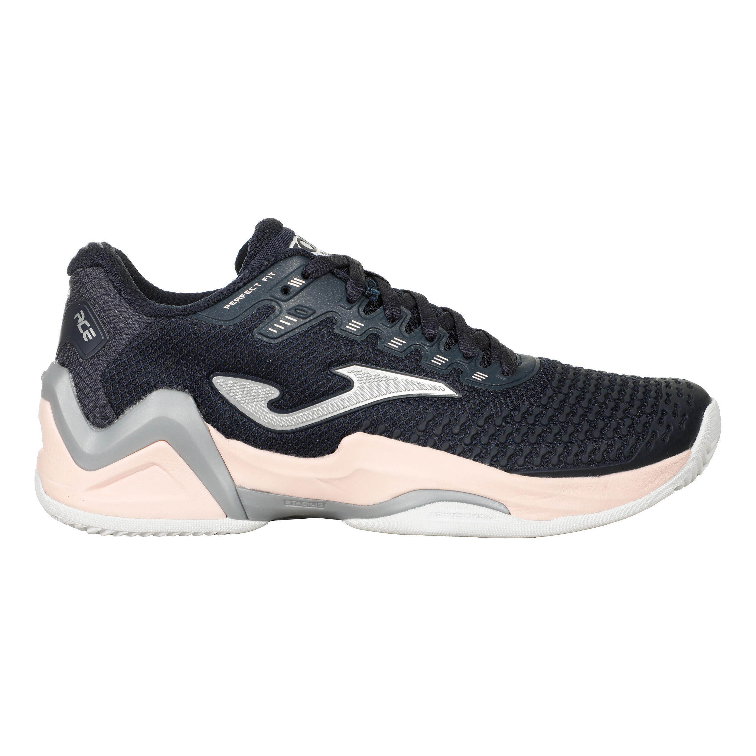 T. Ace Padelschuh Damen - Blau, Pink