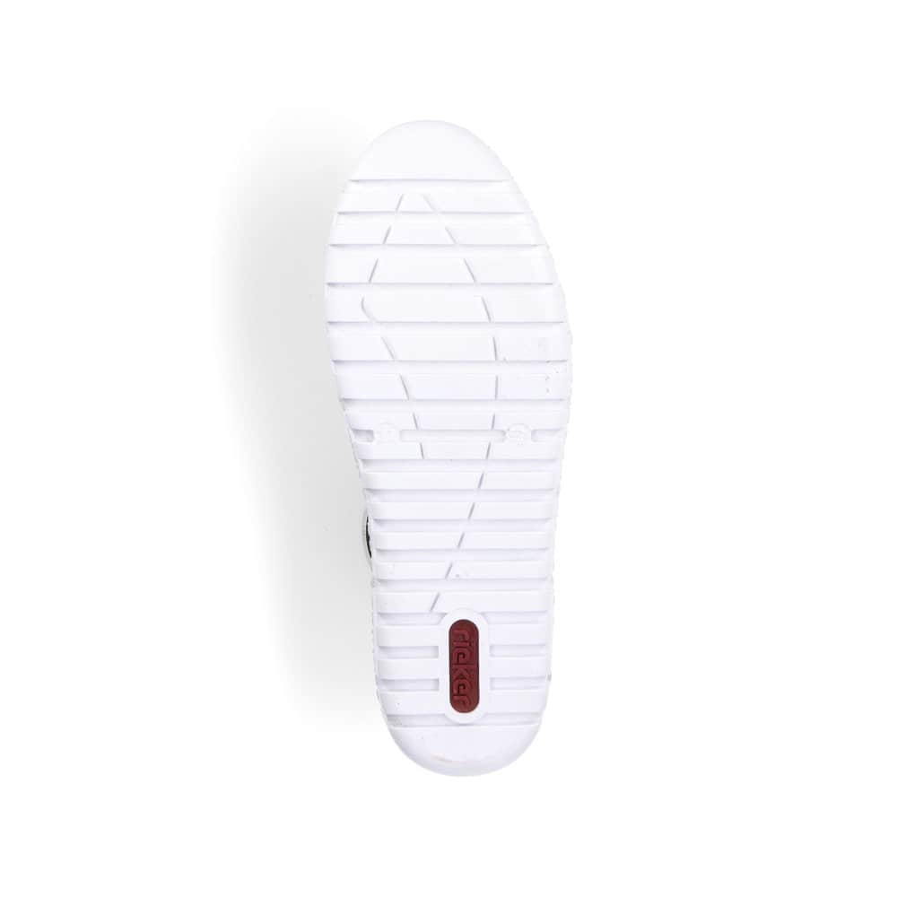Rieker Damen Schnürschuhe perlweiß