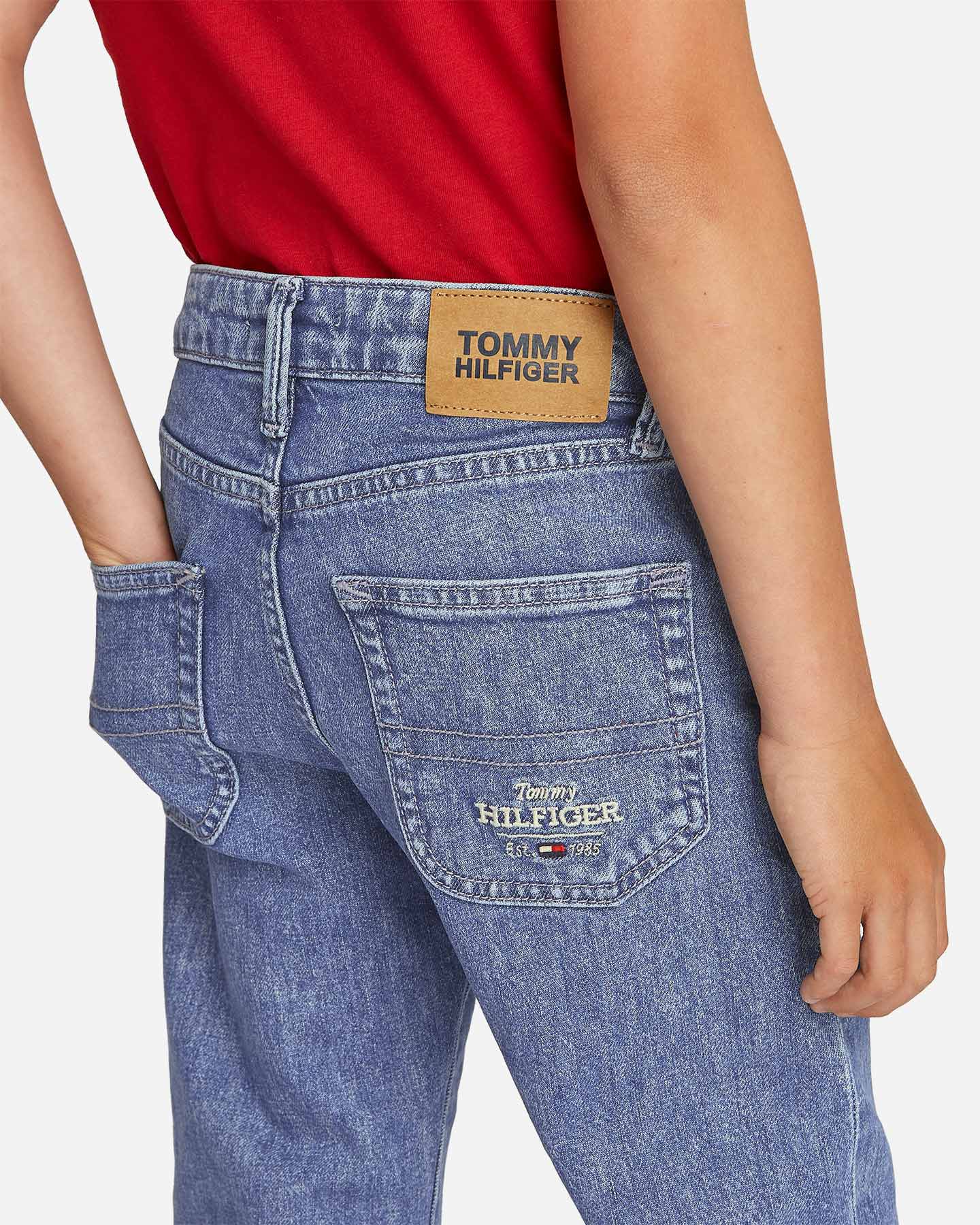 Nohavice Tommy Hilfiger Modern Straight Jr KB0KB09328-1BJ