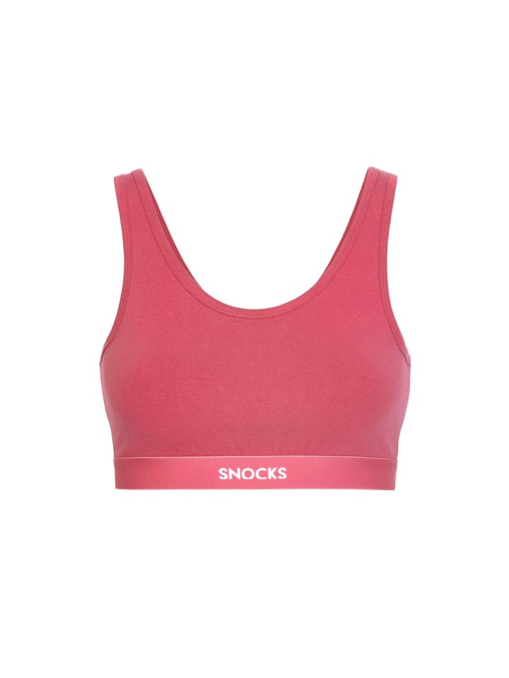 SNOCKS Soft BH aus Bio-Baumwolle 1 Stück in Mauve günstig kaufen