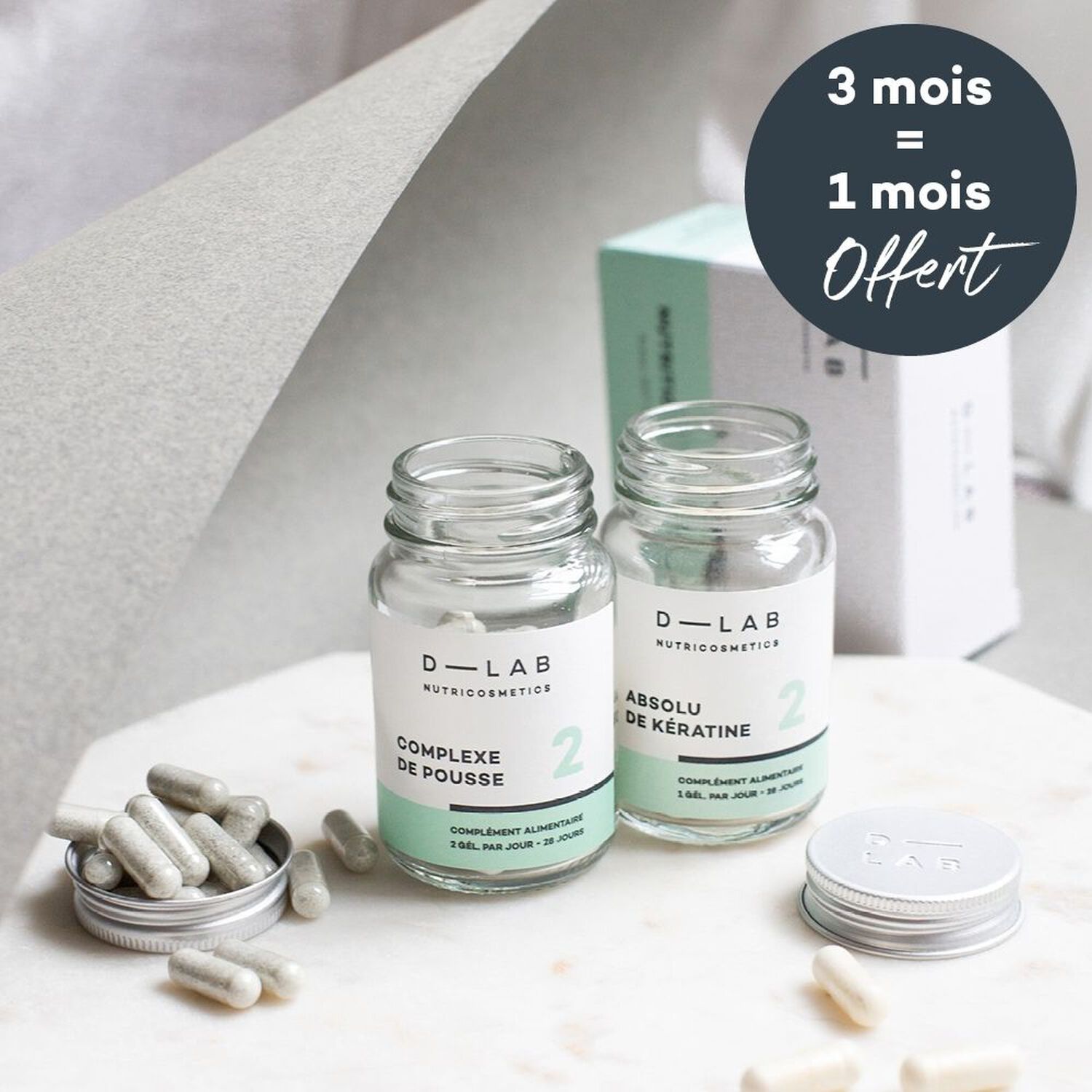 d-lab nutricosmetics Nutrition-Capillaire Complément Alimentaire Cheveux