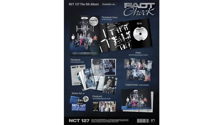 The 5TH Album 'fact Check' (CD Chandelier Ver.)