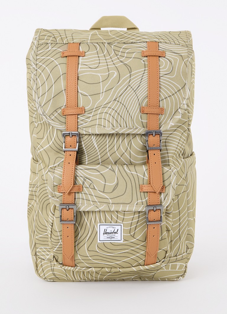 Batoh Herschel Supply Little America strednej veľkosti s priehradkou na 16-palcový notebook