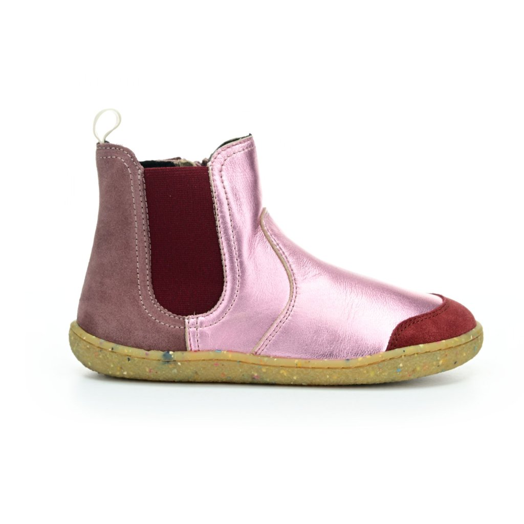 Groundies Charlie Pink Metallic Barfußschuhe