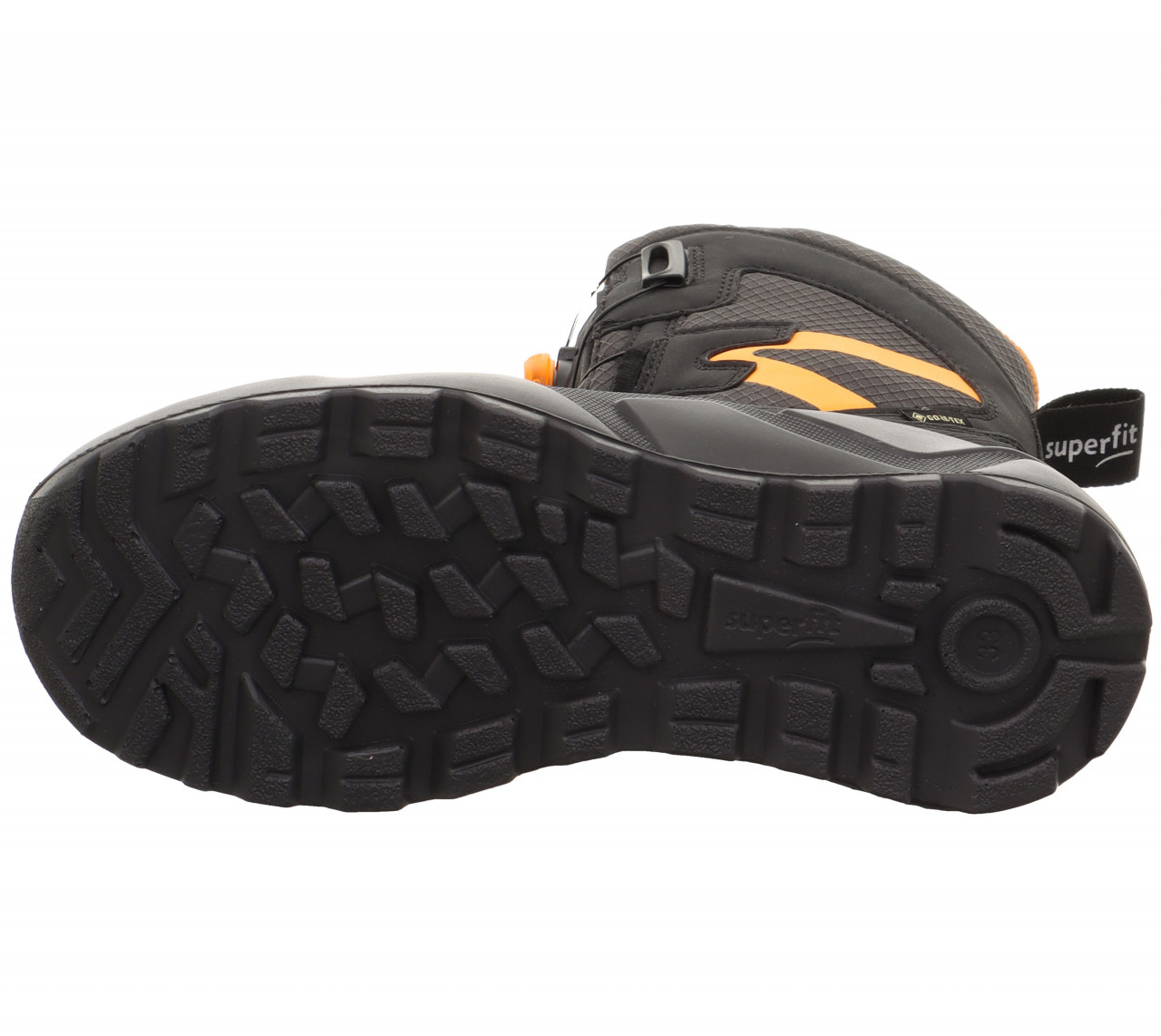 ROCKET - Schwarz/Orange Stiefel mit BOA® Drehverschluss