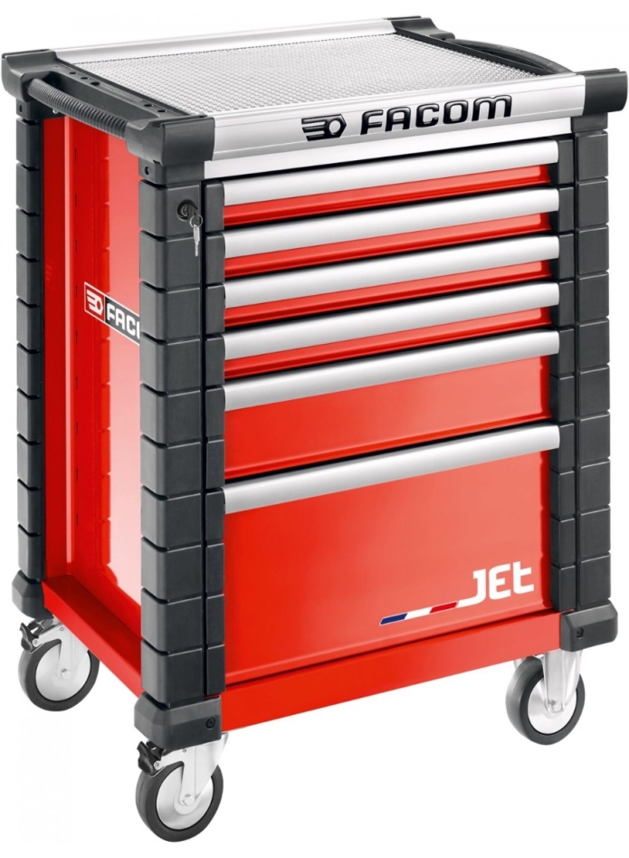 Facom JET.6M3A Verktøyvogn 6 skuffer M3 rød