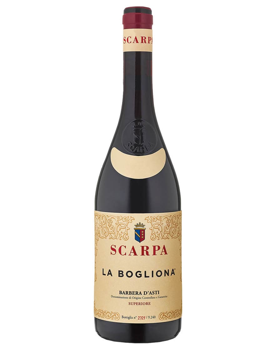 Barbera d'Asti Superiore DOCG La Bogliona 2018 Scarpa 0,75 ℓ
