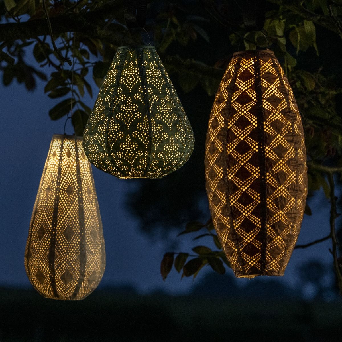 Vonroc Luna Arch mit LED Solarlaterne