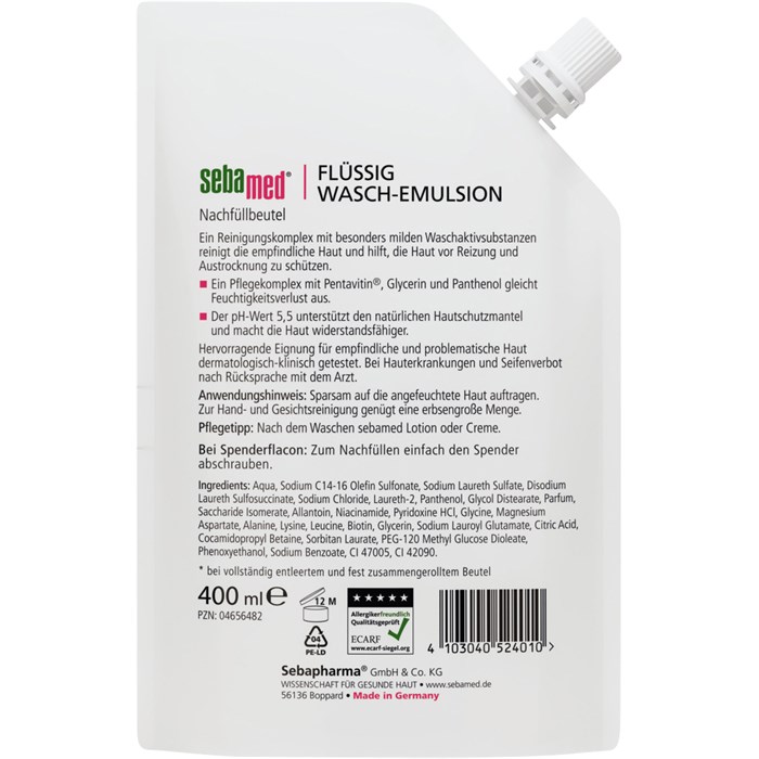 Flüssig Wasch-Emulsion