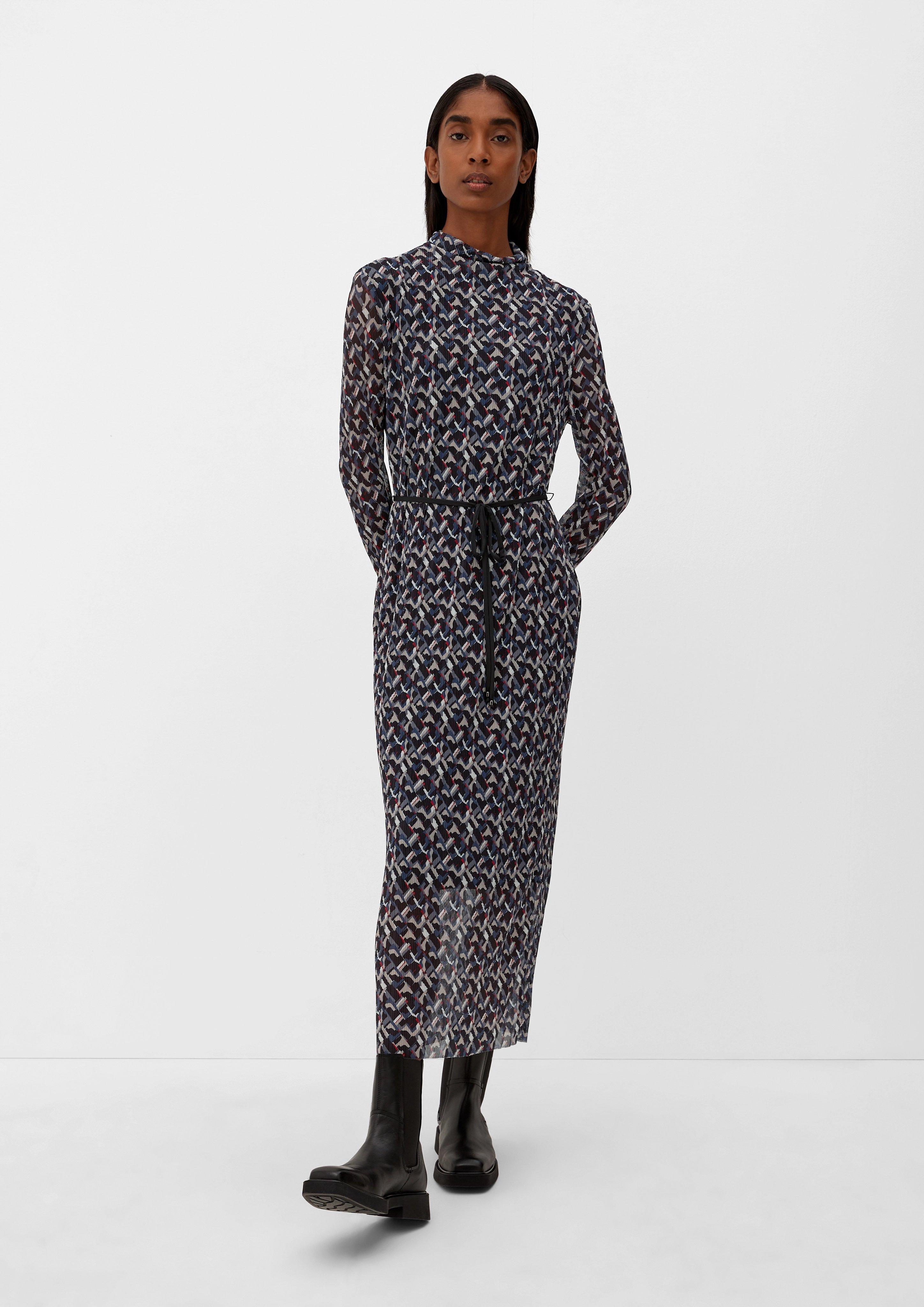 Meshkleid mit Faltenstruktur  2124503-99A1