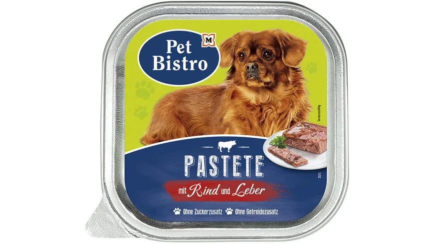 Pet Bistro Pastete Rind und Leber 300 g