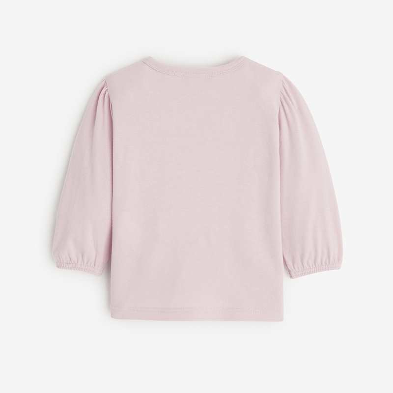 T-shirt bébé fille violine en coton biologique violet Catimini