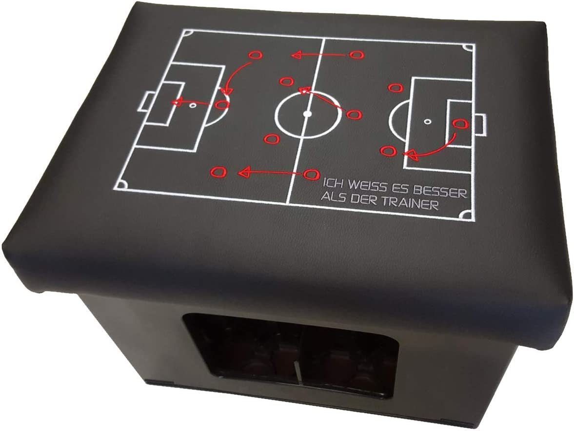 BierEx Sitzhocker Bierkisten Sitzkissen - Spieltaktik (1 St)