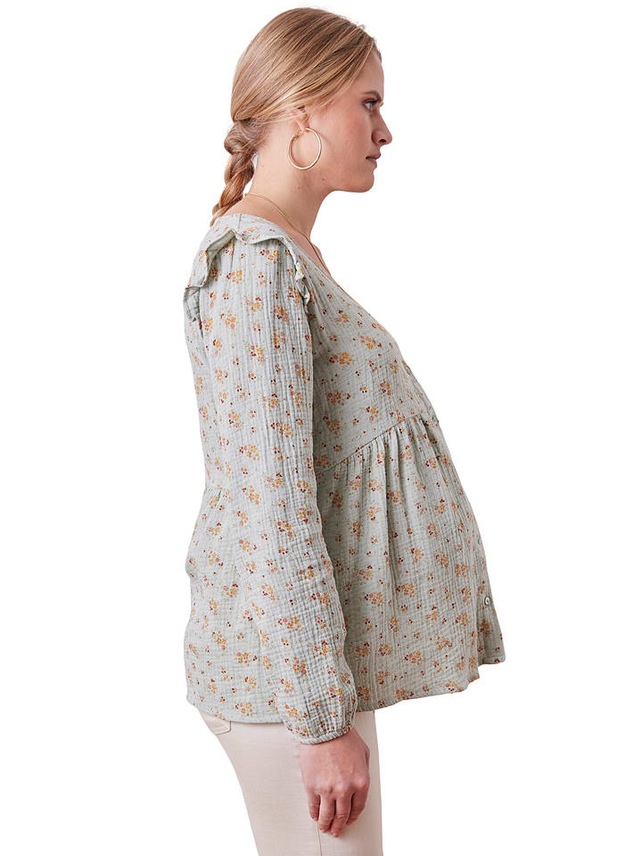vertbaudet Umstandsbluse in Grün günstig kaufen