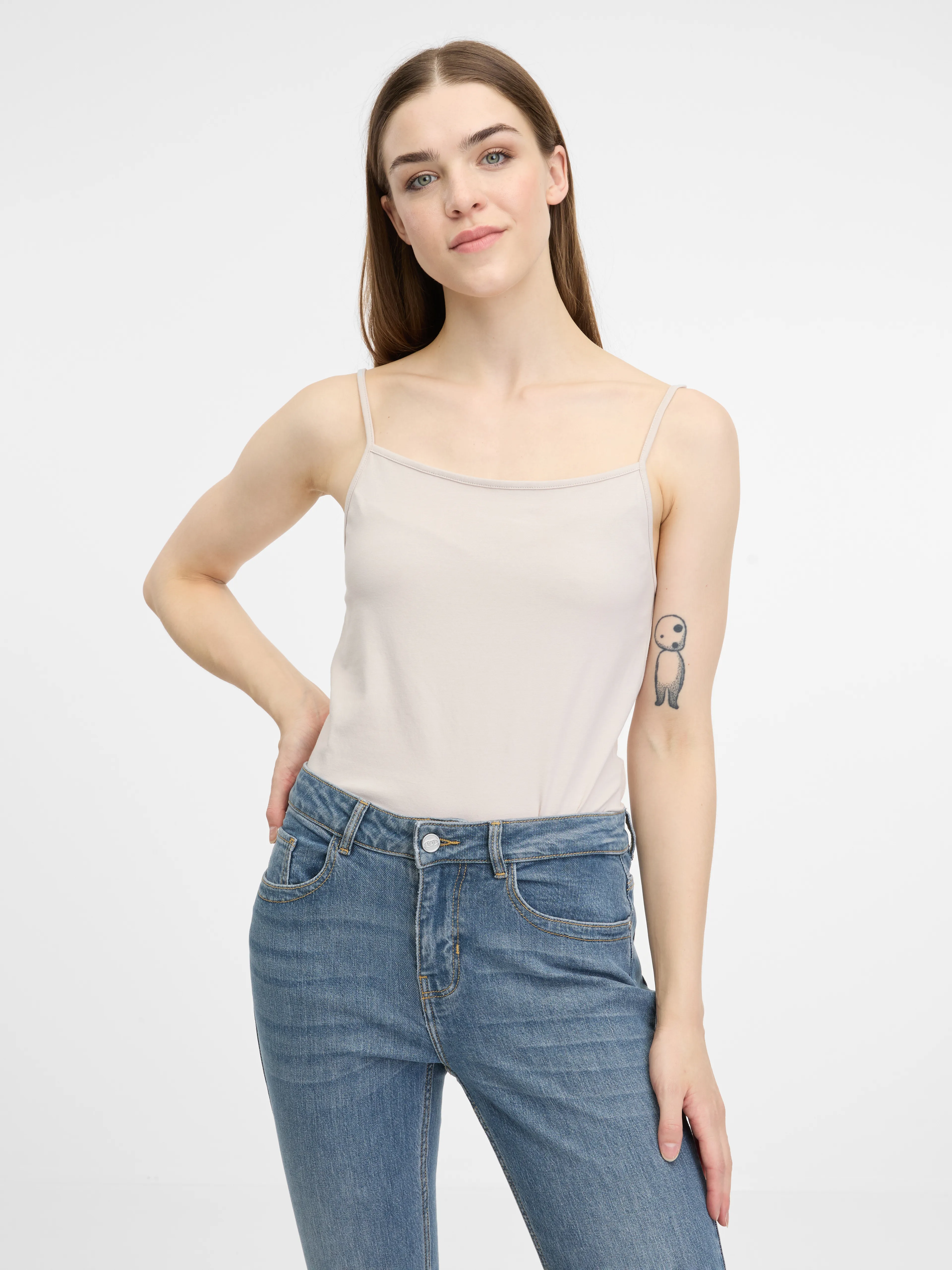 Cremefarbenes Damen-Tank-Top ORSAY