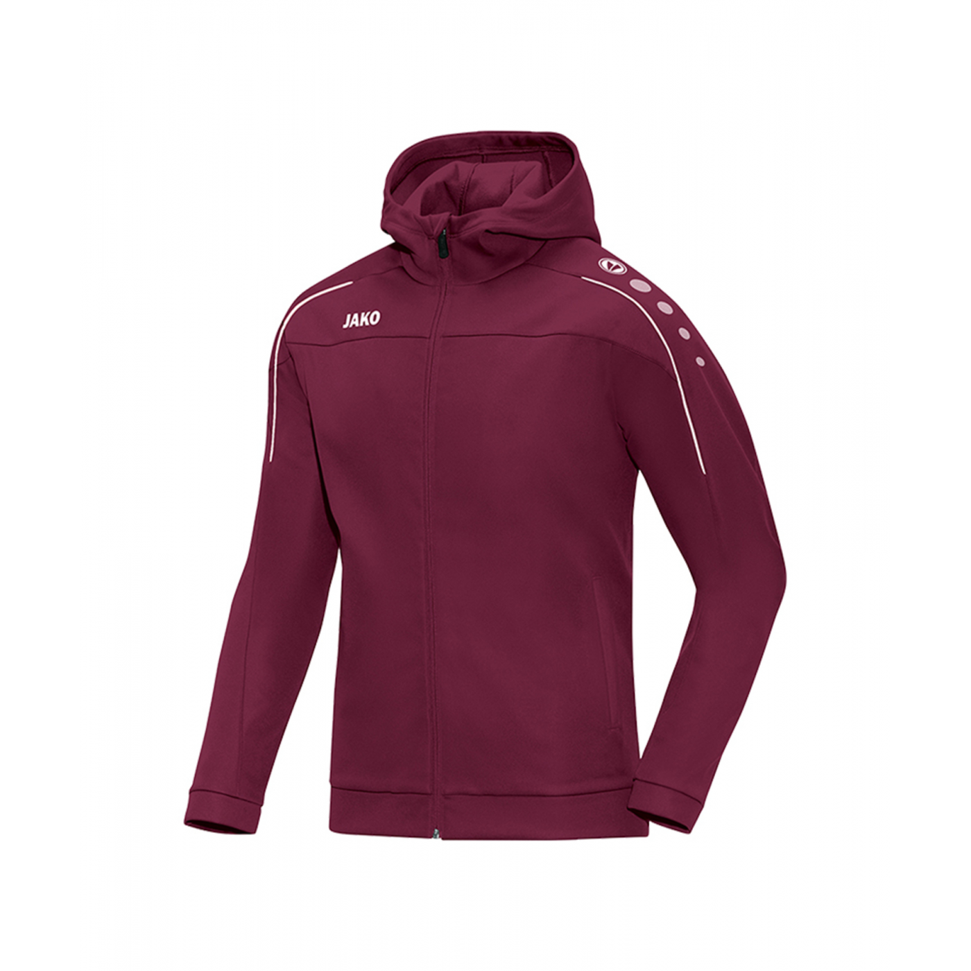 Jako Classico Kapuzenjacke Damen Dunkelrot F14