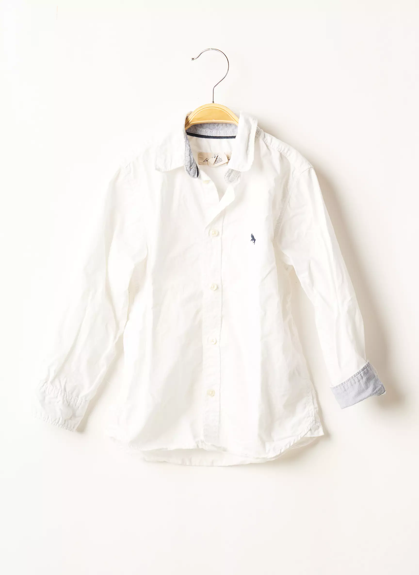 Label Of Graded Goods Manches Longues Garcon couleur blanc
