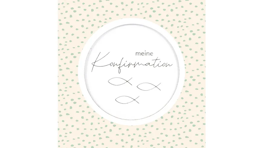 goldbuch Fotoalbum Konfirmation Circulus creme 25x25 cm mit 58 weiße Seiten