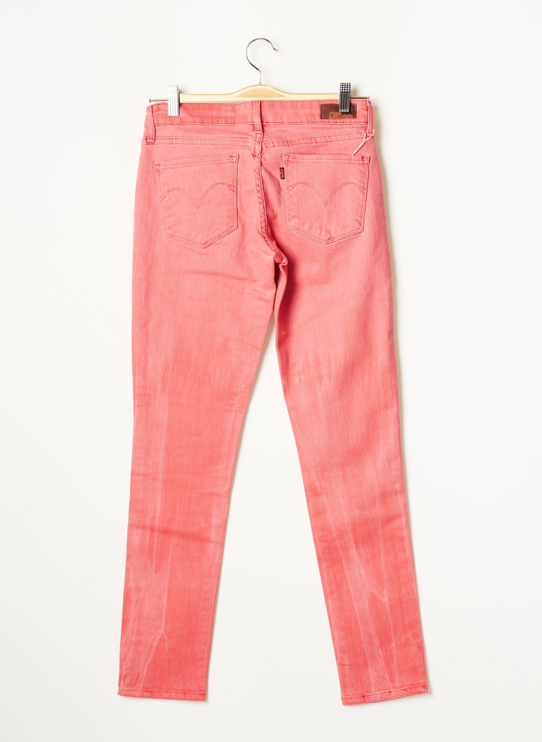 Levis Jeans Skinny Femme couleur rose