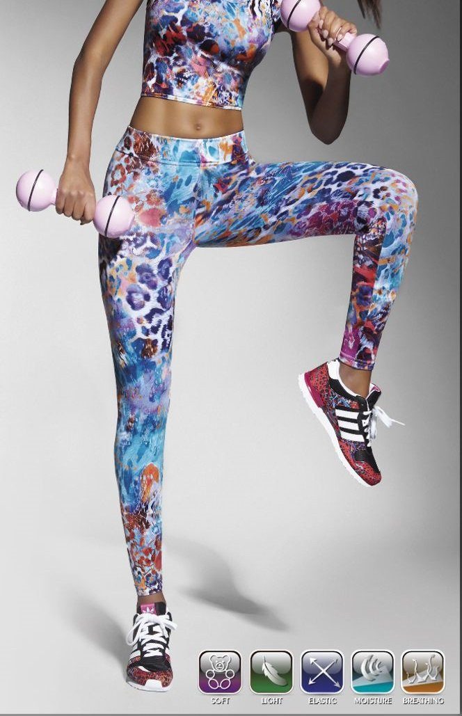 Bas Bleu Leggings Sporthose Fitnesshose Sportleggings