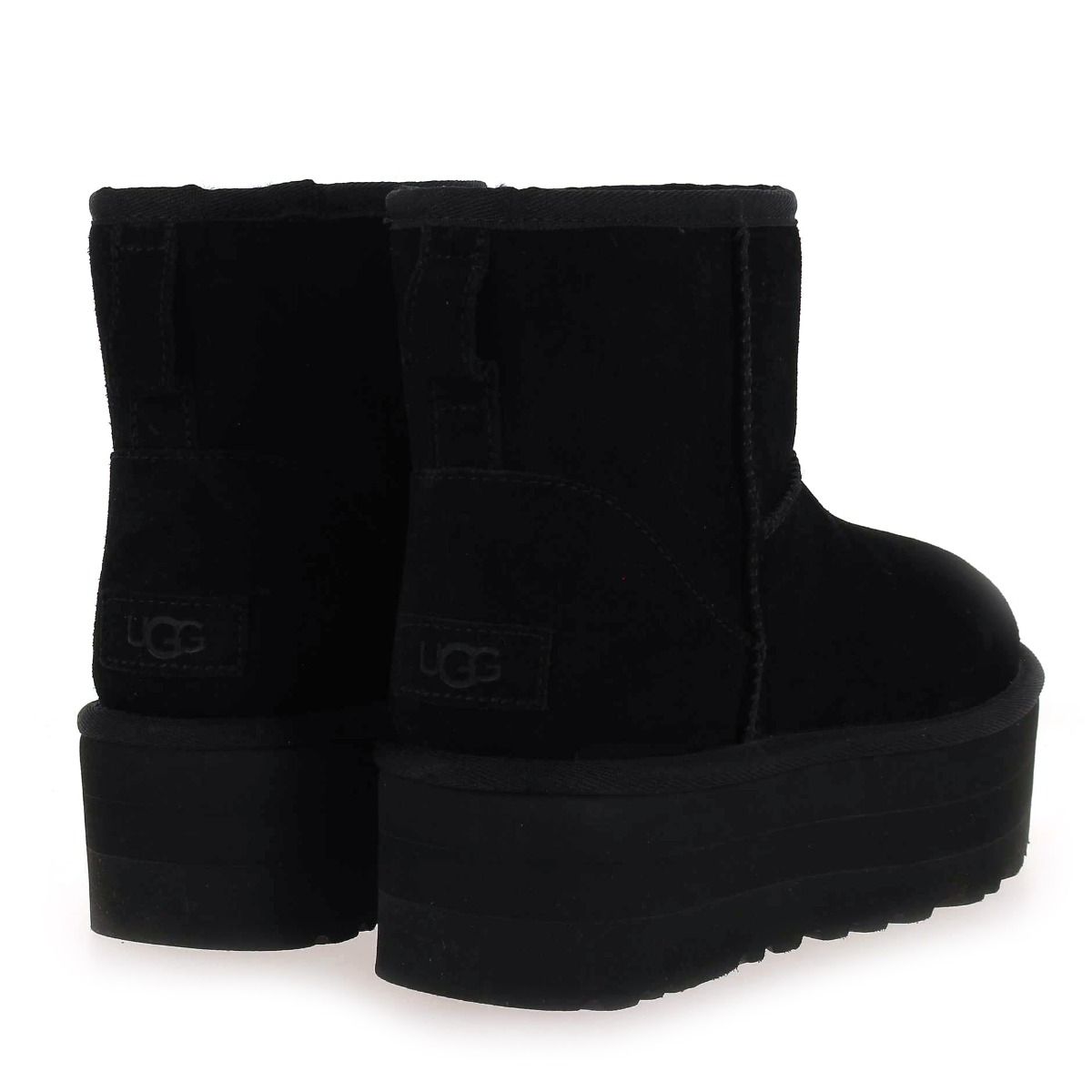UGG  W CLASSIC MINI PLATFORM - Noir