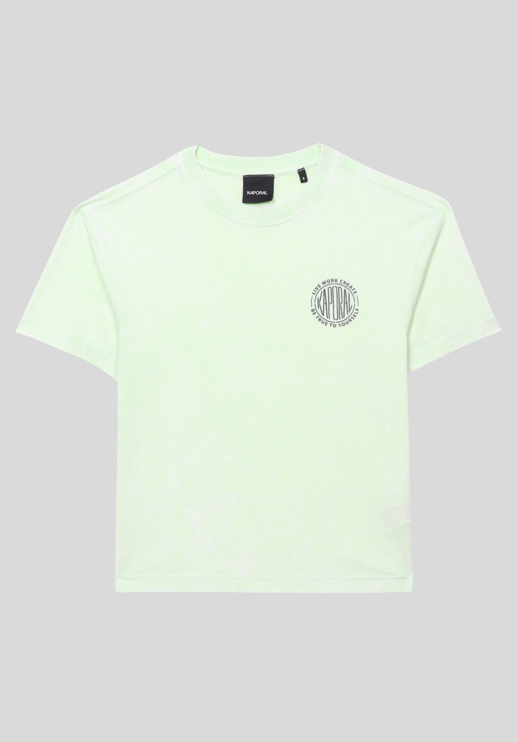 OCTO   T-shirt vert Garçon en 100% coton