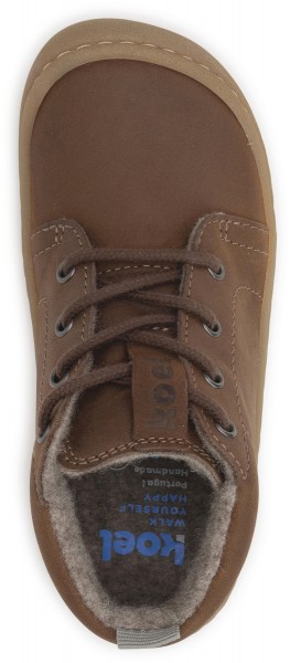 Koel classic ~ Ben MidCut Schnürschuh Wollfleece ~ Chocolate