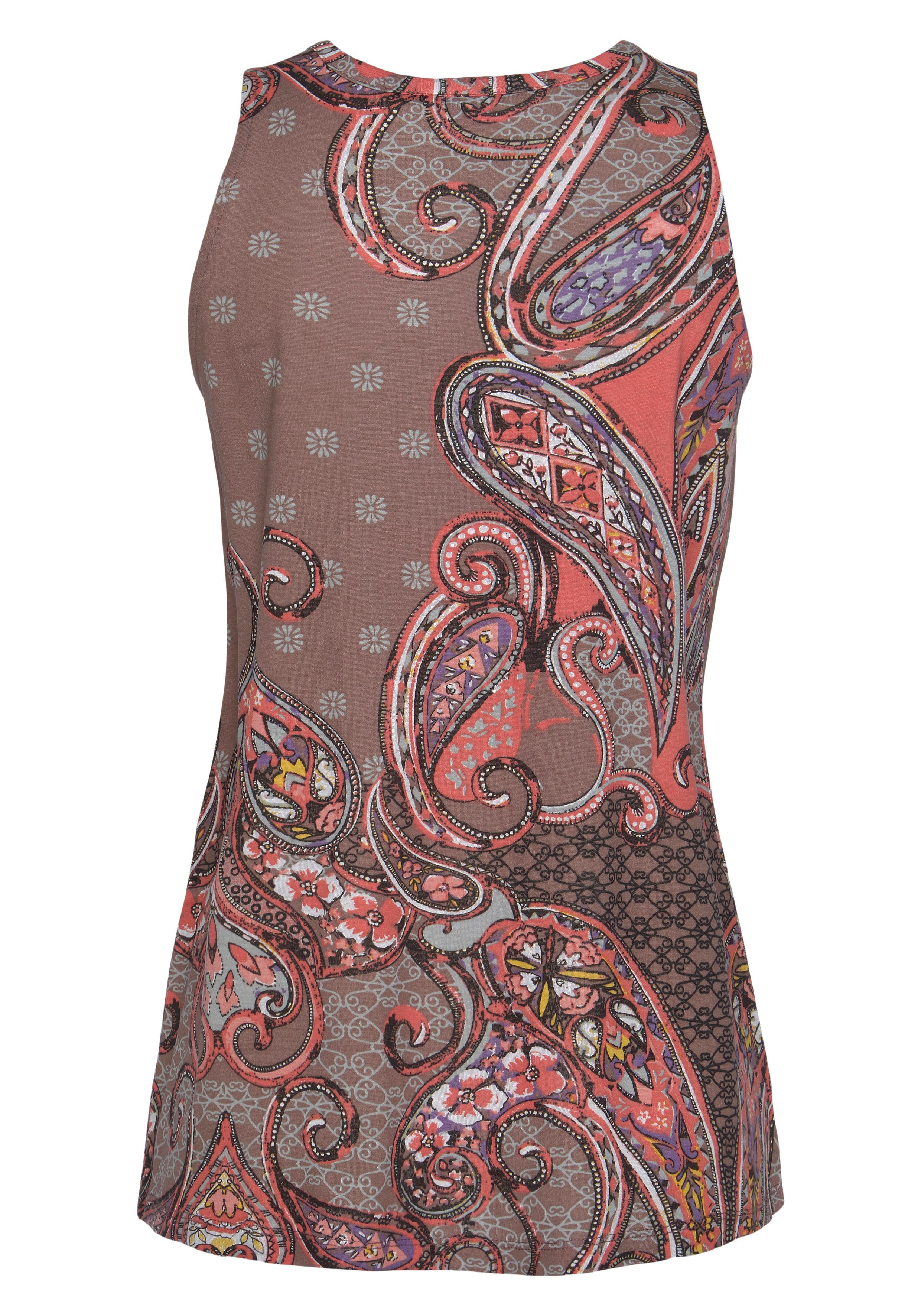 LASCANA Tanktop mit Paisleyprint