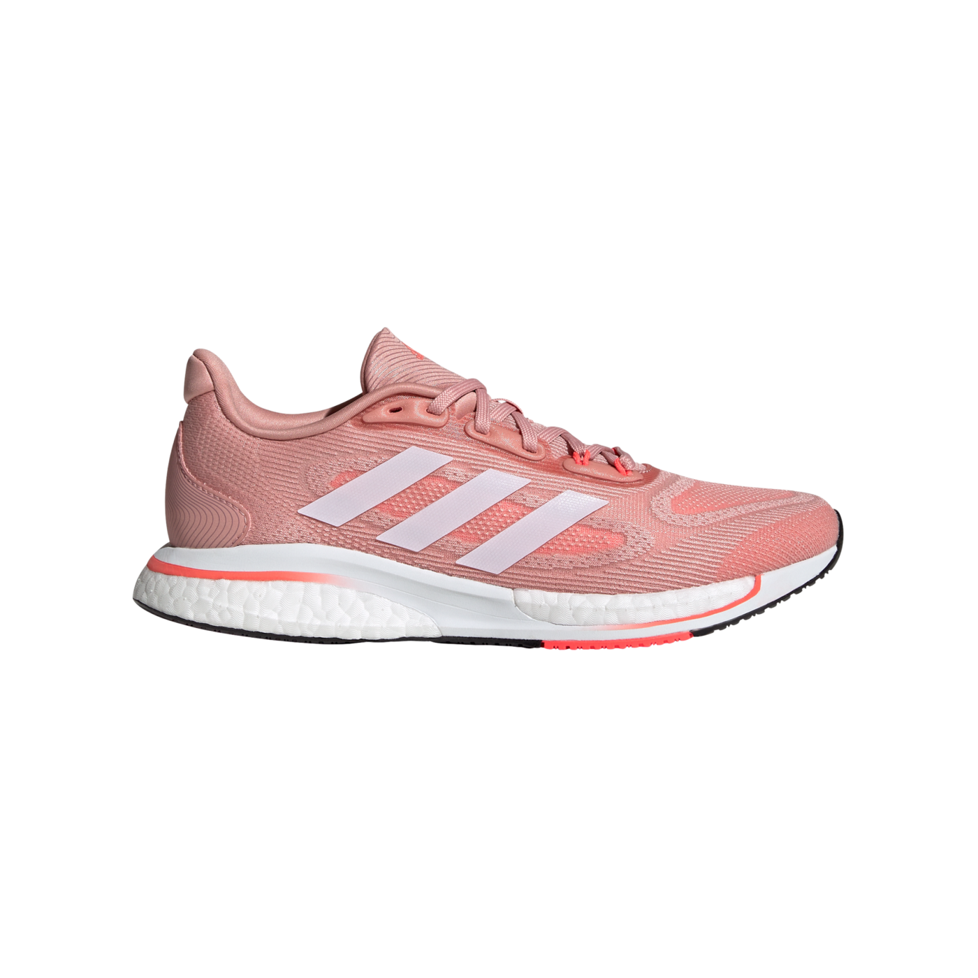 adidas Supernova+ Running Damen Rosa Weiss
