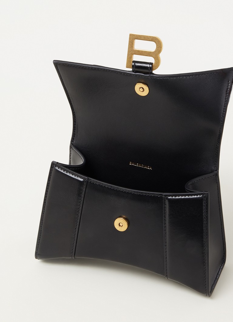 Balenciaga Hourglass XS -käsilaukku vasikannahkaa