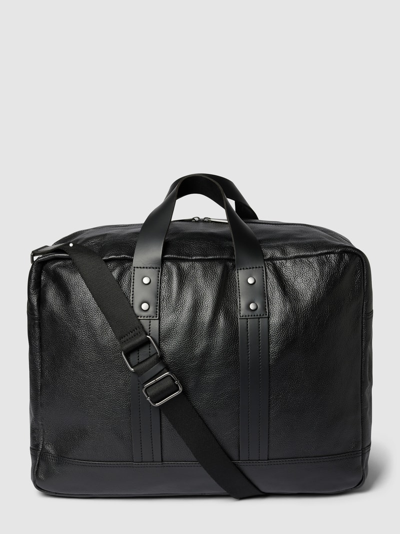 Weekender mit kurzen Henkeln in schwarz