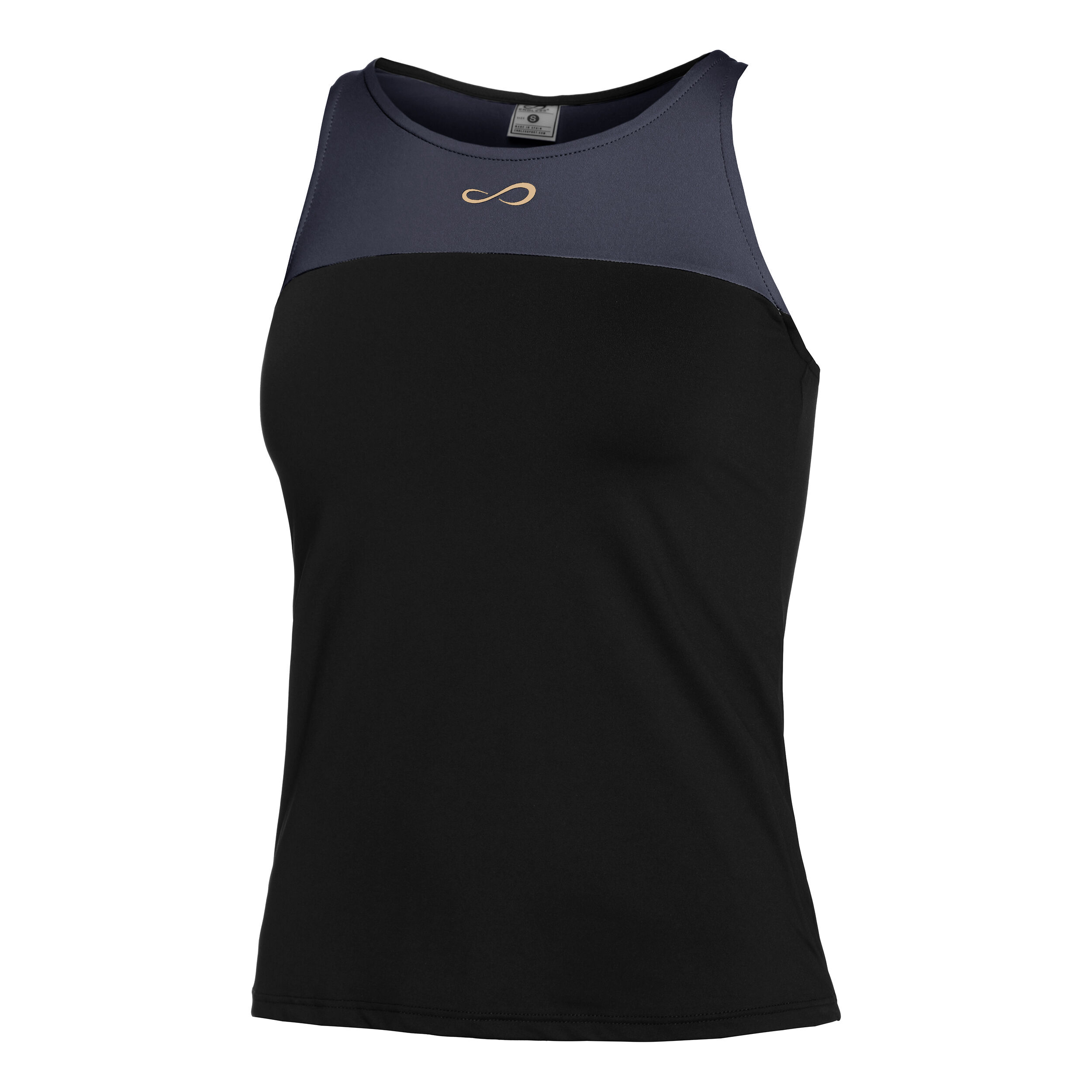 Lux Ribbon Tank-Top Damen - Schwarz, Grau