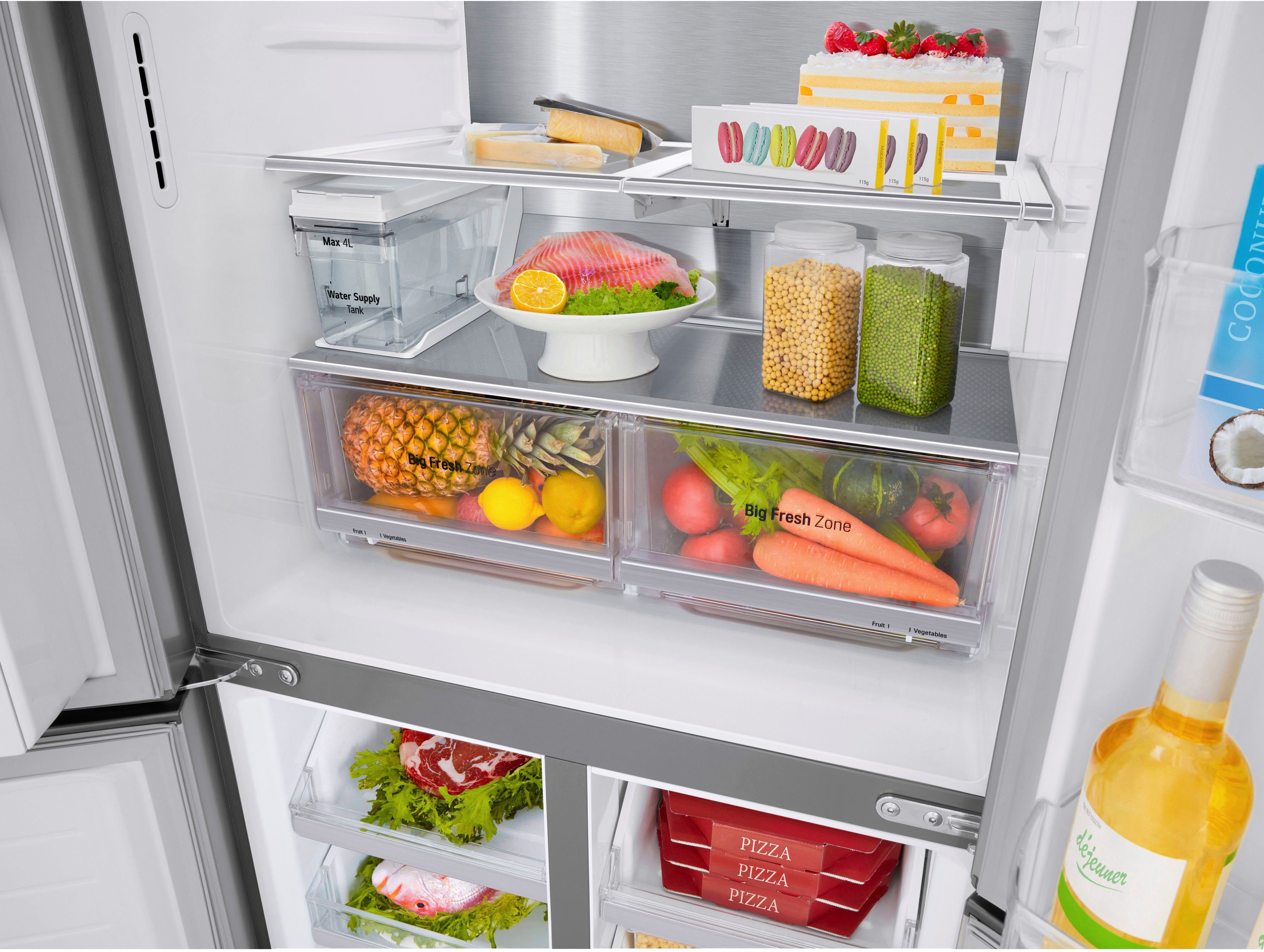 LG Side-by-Side GML844PZAE, 178,7 cm hoch, 83,5 cm breit