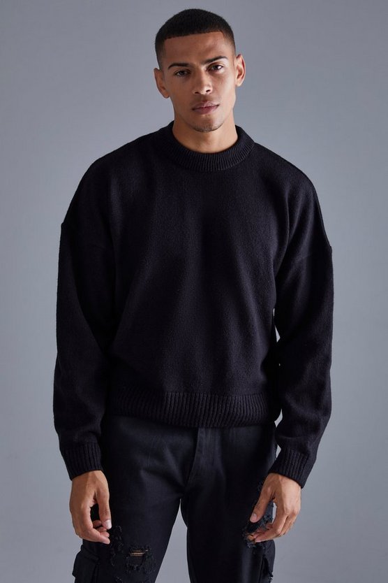 Kastiger Strickpullover