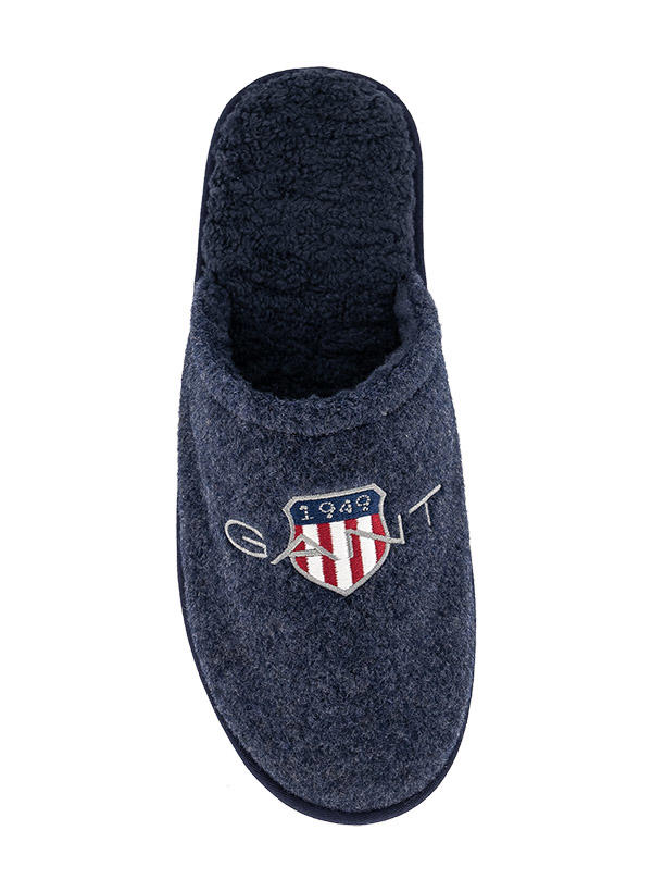 Gant, Pantoffeln, Textil warmgefüttert, marine meliert