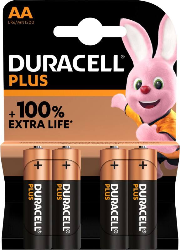 Duracell Batterie PLUS AA Alkali 1.5 V 4 4 Stück