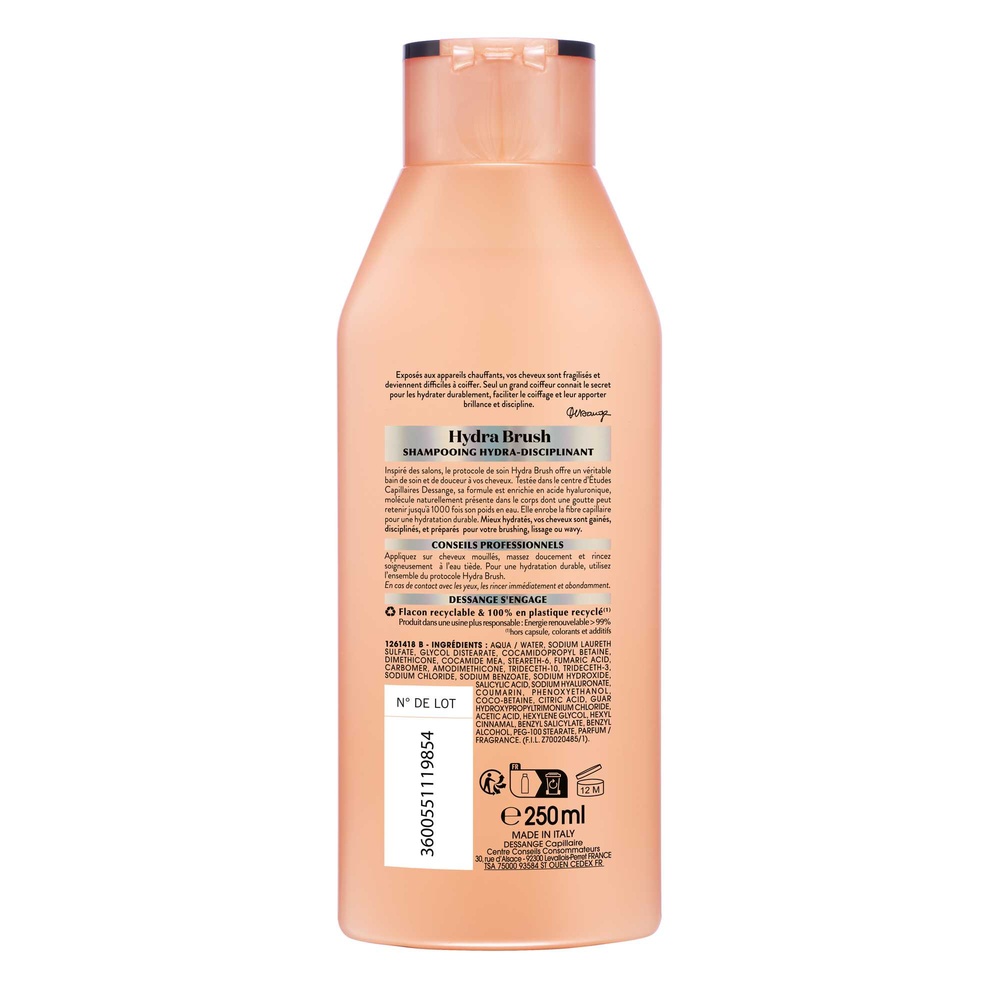 dessange Hydra Brush Shampooing Hydra-disciplinant